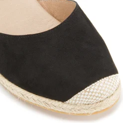 Espadrilles|Sandalen|Horsch Schuhe Espadrilles in Untergrößen Schwarz