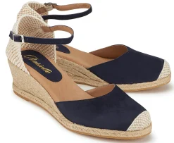Espadrilles|Sandalen|Horsch Schuhe Espadrilles in Untergrößen Blau