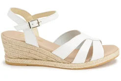 Espadrilles|Sandalen|Horsch Schuhe Espadrilles in Untergrößen Weiß