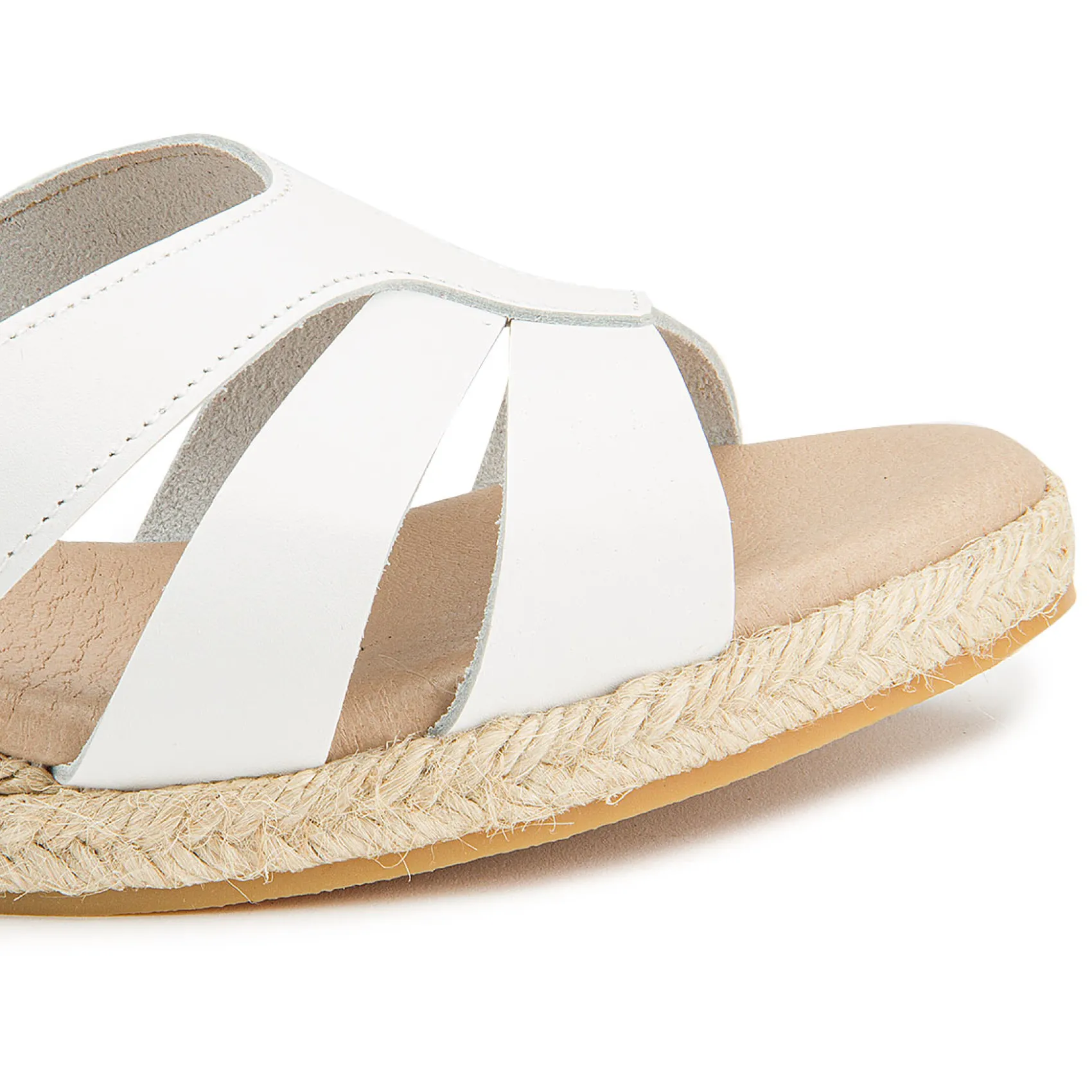 Espadrilles|Sandalen|Horsch Schuhe Espadrilles in Untergrößen Weiß