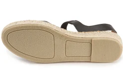 Espadrilles|Sandalen|Horsch Schuhe Espadrilles in Untergrößen Schwarz