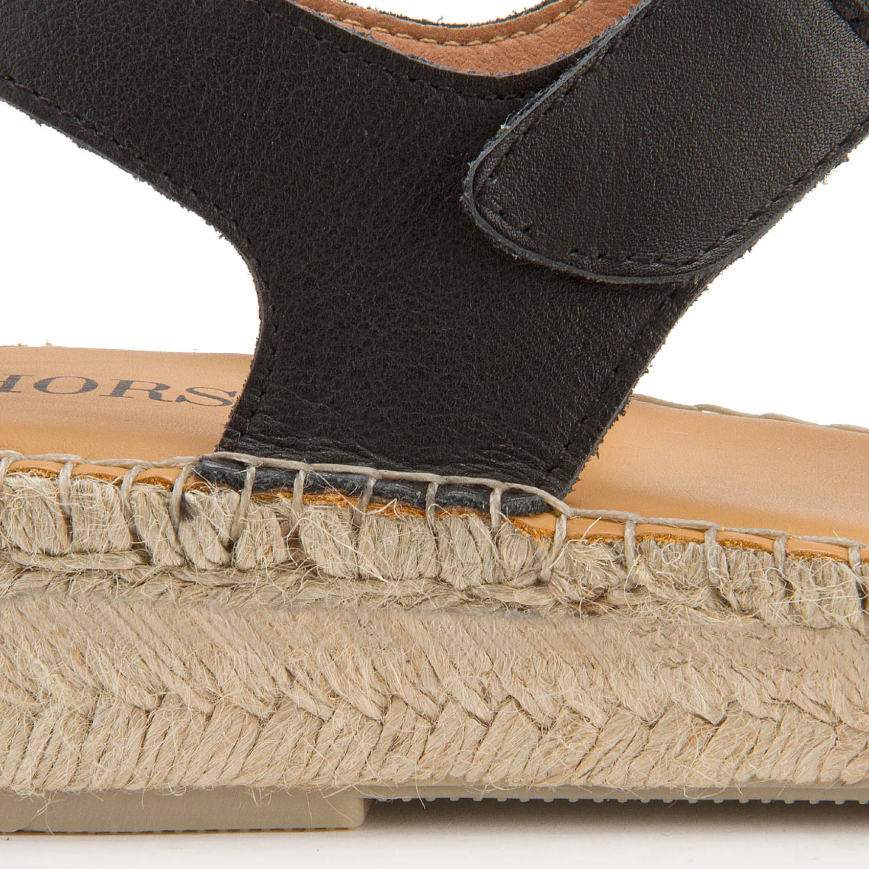 Espadrilles|Sandalen|Horsch Schuhe Espadrilles in Untergrößen Schwarz