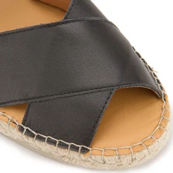 Espadrilles|Sandalen|Horsch Schuhe Espadrilles in Untergrößen Schwarz