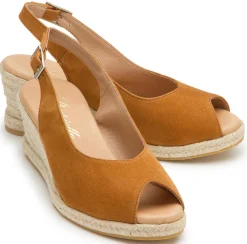 Espadrilles|Sandalen|Horsch Schuhe Espadrilles in Untergrößen Braun