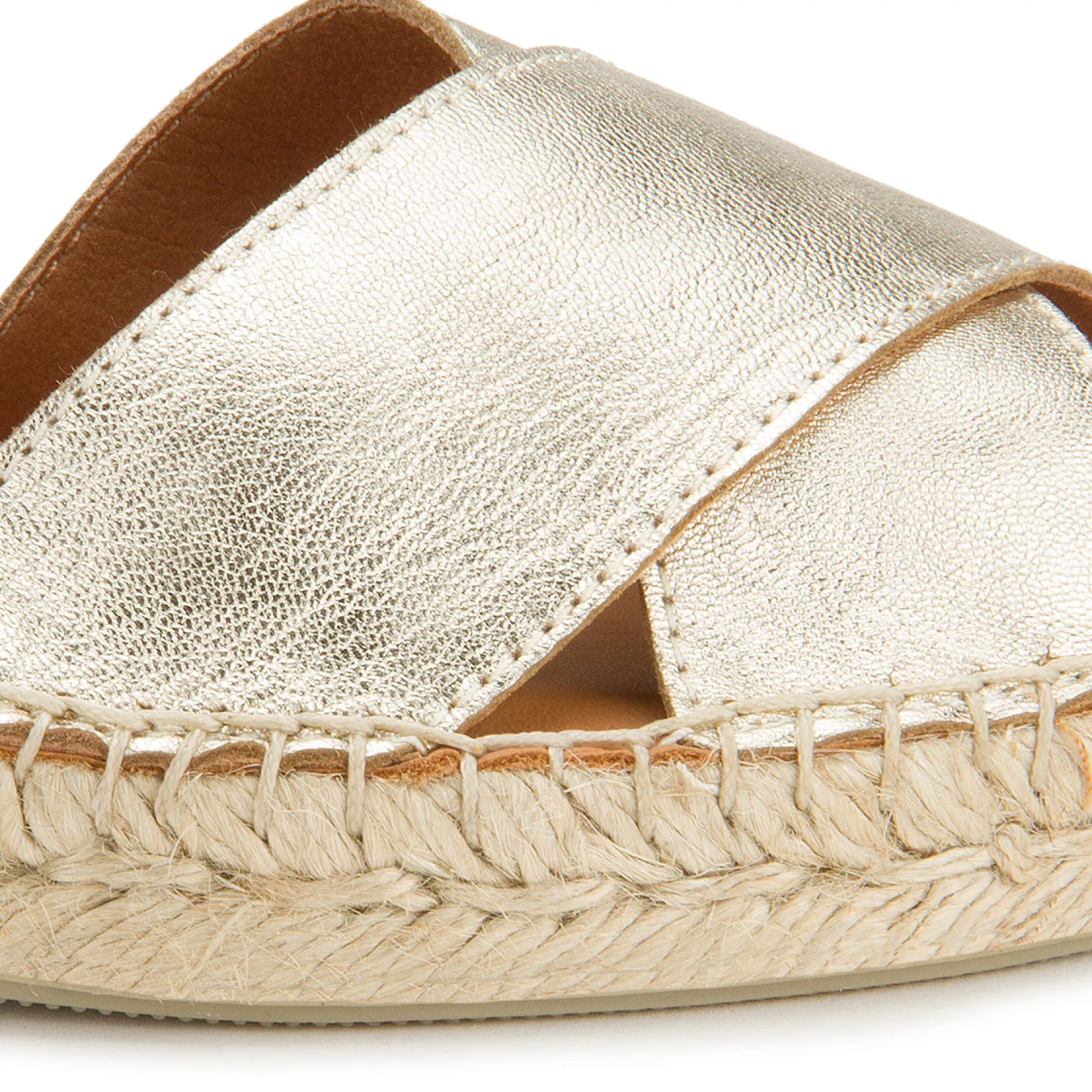 Espadrilles|Sandalen|Horsch Schuhe Espadrilles in Untergrößen Gold