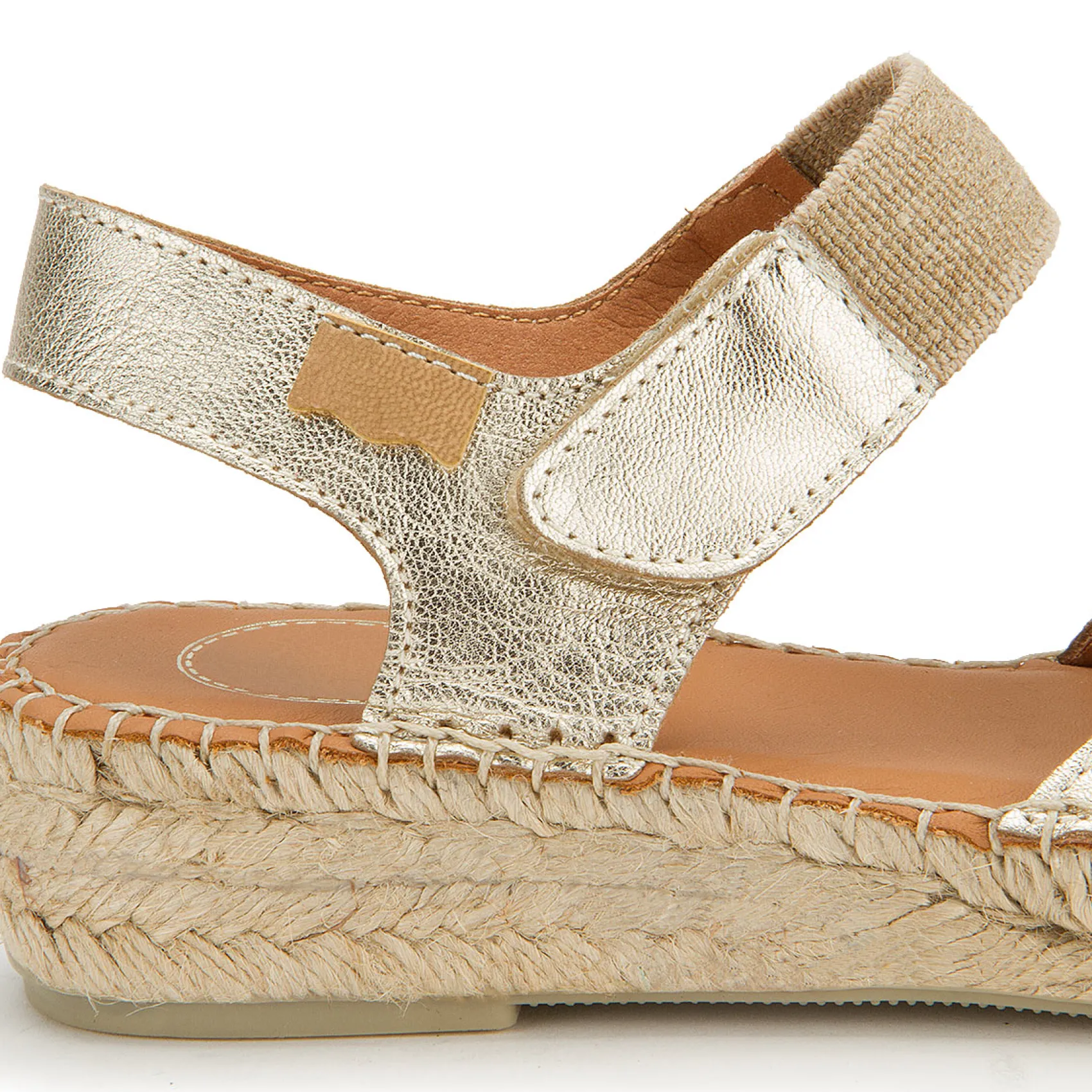 Espadrilles|Sandalen|Horsch Schuhe Espadrilles in Untergrößen Gold