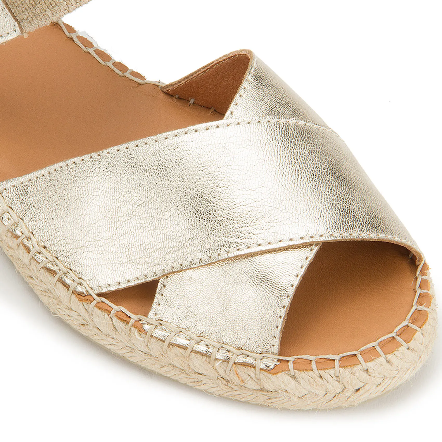 Espadrilles|Sandalen|Horsch Schuhe Espadrilles in Untergrößen Gold