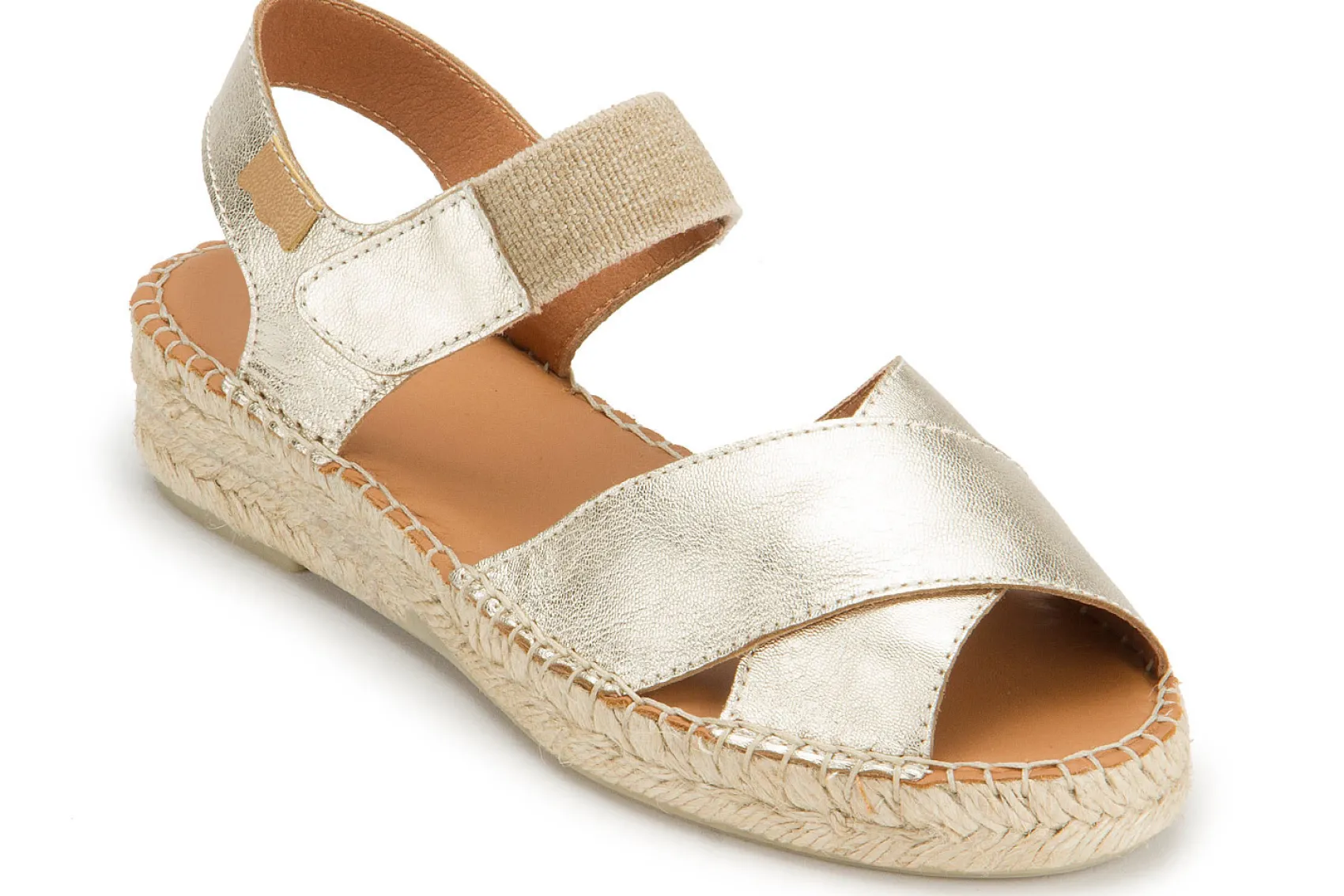 Espadrilles|Sandalen|Horsch Schuhe Espadrilles in Untergrößen Gold