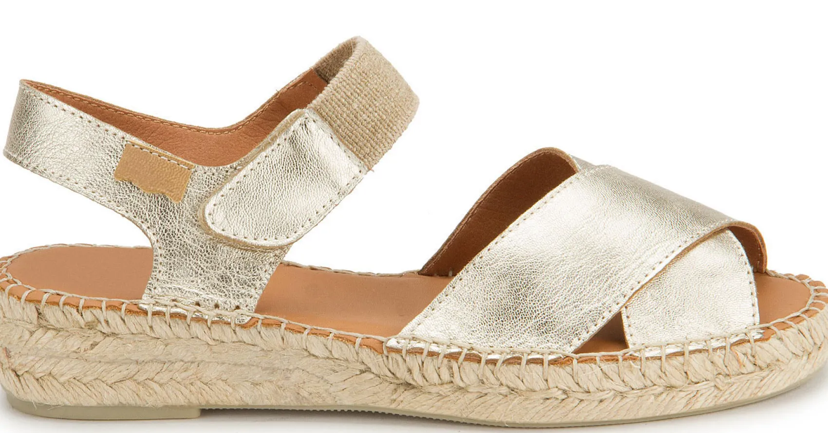 Espadrilles|Sandalen|Horsch Schuhe Espadrilles in Untergrößen Gold