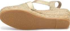 Espadrilles|Sandalen|Horsch Schuhe Espadrilles in Untergrößen Gold