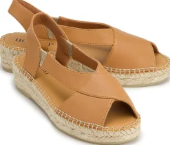 Espadrilles|Sandalen|Horsch Schuhe Espadrilles in Untergrößen Braun