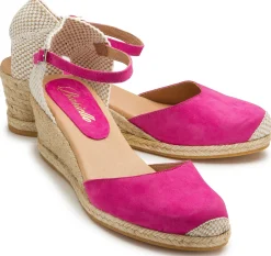 Espadrilles|Sandalen|Horsch Schuhe Espadrilles in Untergrößen Pink