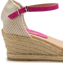 Espadrilles|Sandalen|Horsch Schuhe Espadrilles in Untergrößen Pink