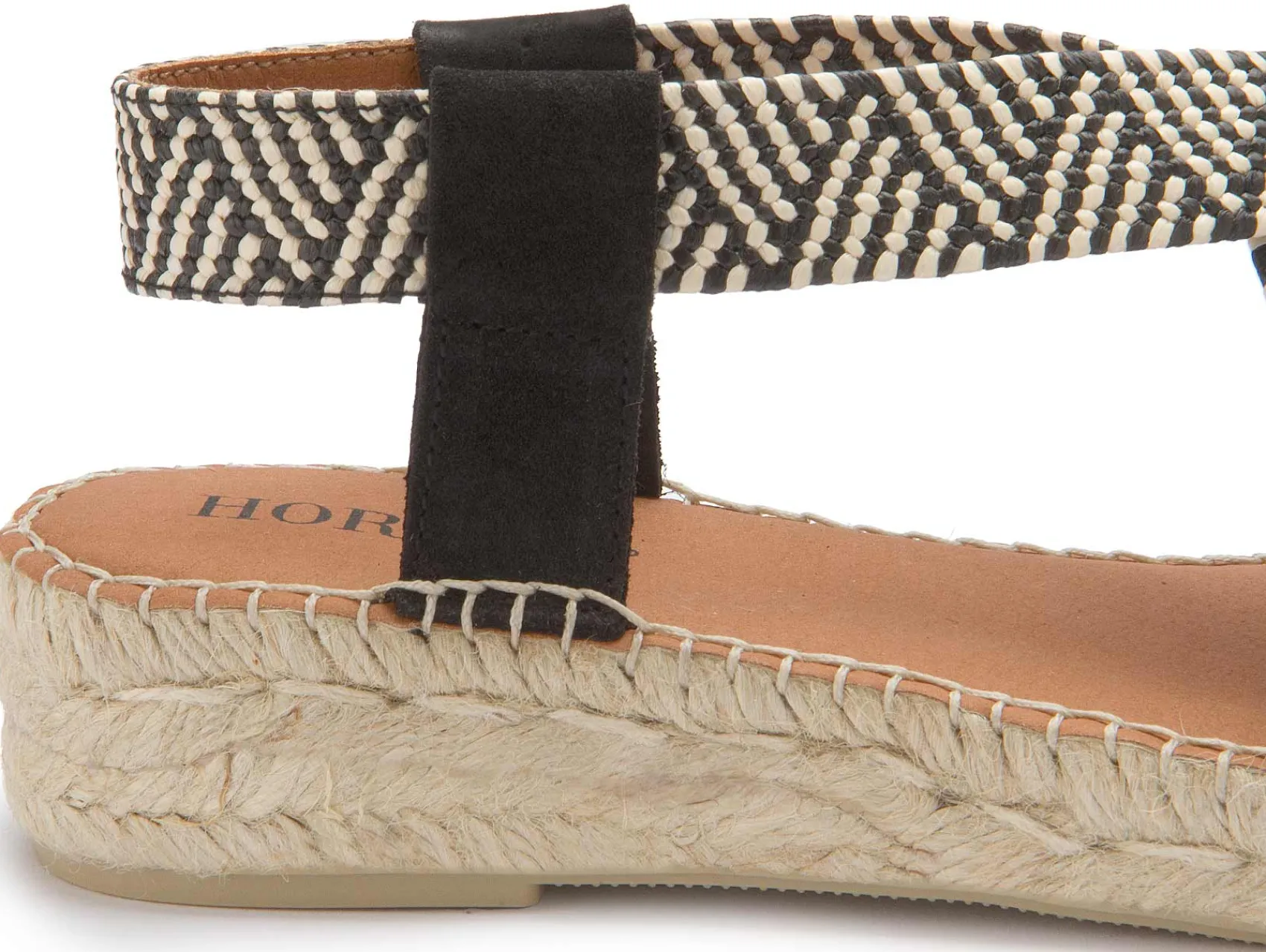 Espadrilles|Sandalen|Horsch Schuhe Espadrilles in Untergrößen Schwarz