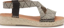 Espadrilles|Sandalen|Horsch Schuhe Espadrilles in Untergrößen Schwarz