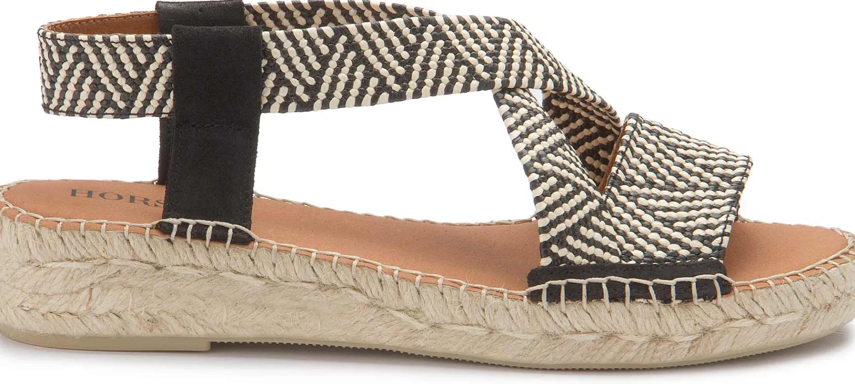 Espadrilles|Sandalen|Horsch Schuhe Espadrilles in Untergrößen Schwarz