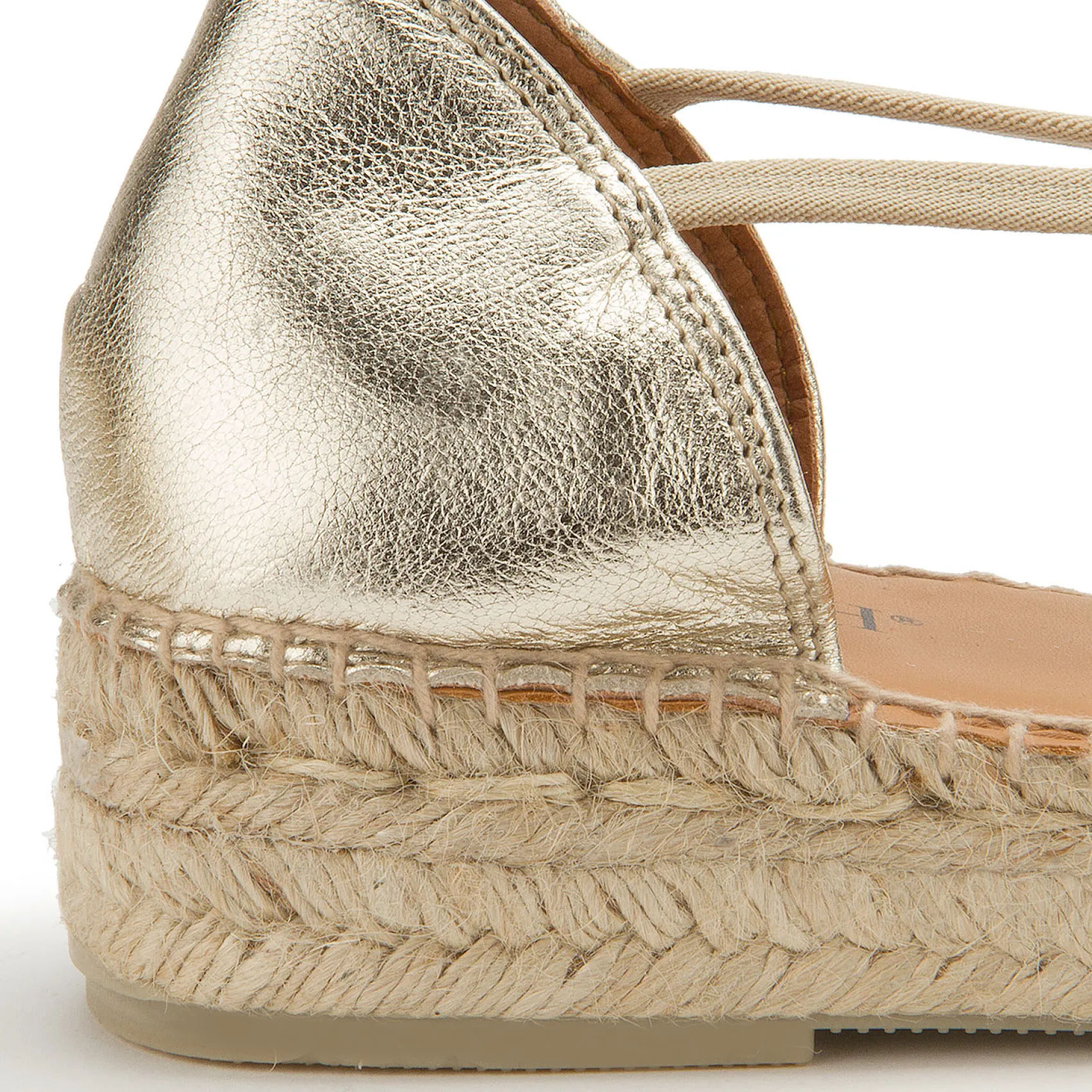 Espadrilles|Sandalen|Horsch Schuhe Espadrilles in Untergrößen Silber