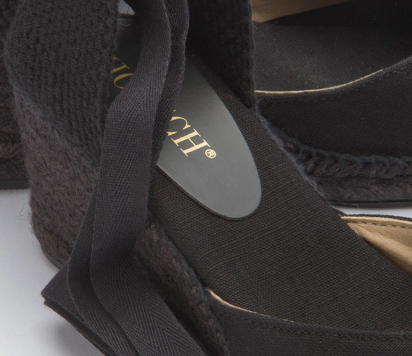 Espadrilles|Sandalen|Horsch Schuhe Espadrilles in Untergrößen Schwarz