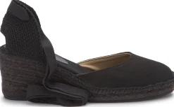 Espadrilles|Sandalen|Horsch Schuhe Espadrilles in Untergrößen Schwarz