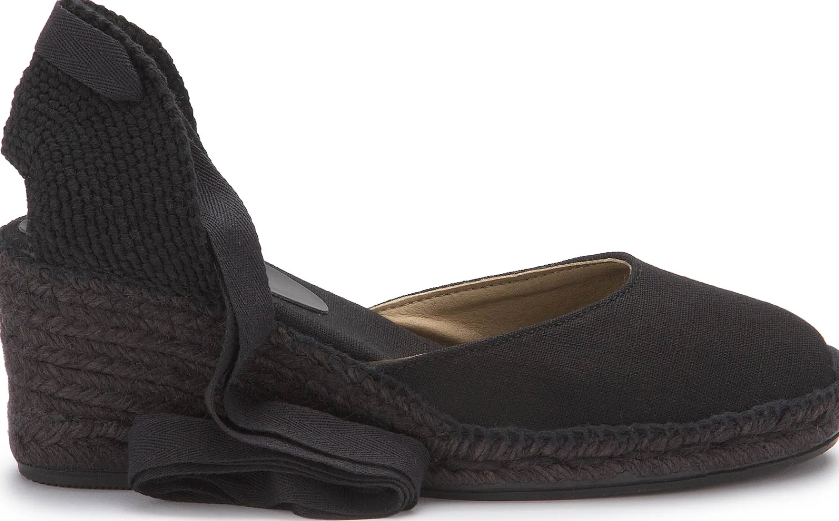 Espadrilles|Sandalen|Horsch Schuhe Espadrilles in Untergrößen Schwarz