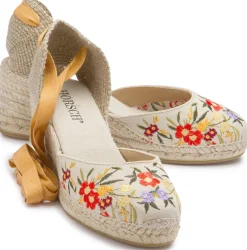 Espadrilles|Sandalen|Horsch Schuhe Espadrilles in Untergrößen Beige