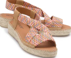 Espadrilles|Sandalen|Horsch Schuhe Espadrilles in Untergrößen Multicolor