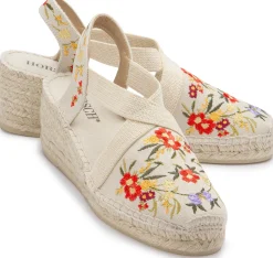 Espadrilles|Sandalen|Horsch Schuhe Espadrilles in Untergrößen Beige