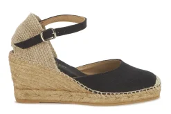 Espadrilles|Sandalen|Horsch Schuhe Espadrilles in Untergrößen Schwarz