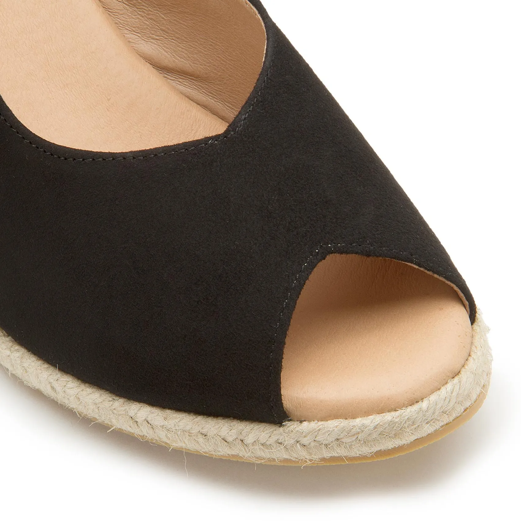 Espadrilles|Sandalen|Horsch Schuhe Espadrilles in Untergrößen Schwarz
