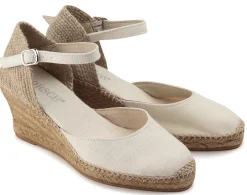 Espadrilles|Sandalen|Horsch Schuhe Espadrilles in Untergrößen Beige