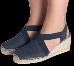 Espadrilles|Sandalen|Horsch Schuhe Espadrilles in Untergrößen Blau