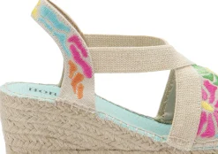 Espadrilles|Sandalen|Horsch Schuhe Espadrilles in Untergrößen Multicolor