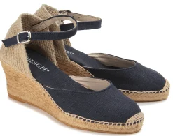 Espadrilles|Sandalen|Horsch Schuhe Espadrilles in Untergrößen Blau