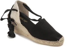Espadrilles|Sandalen|Horsch Schuhe Espadrilles in Untergrößen Schwarz
