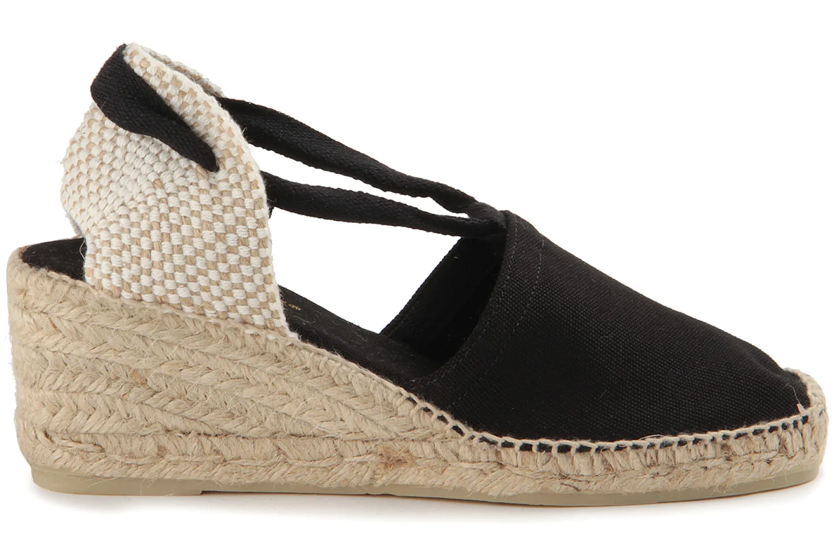 Espadrilles|Sandalen|Horsch Schuhe Espadrilles in Untergrößen Schwarz