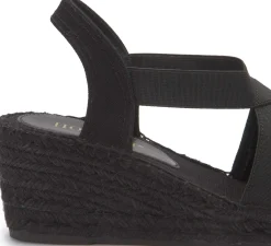 Espadrilles|Sandalen|Horsch Schuhe Espadrilles in Untergrößen Schwarz