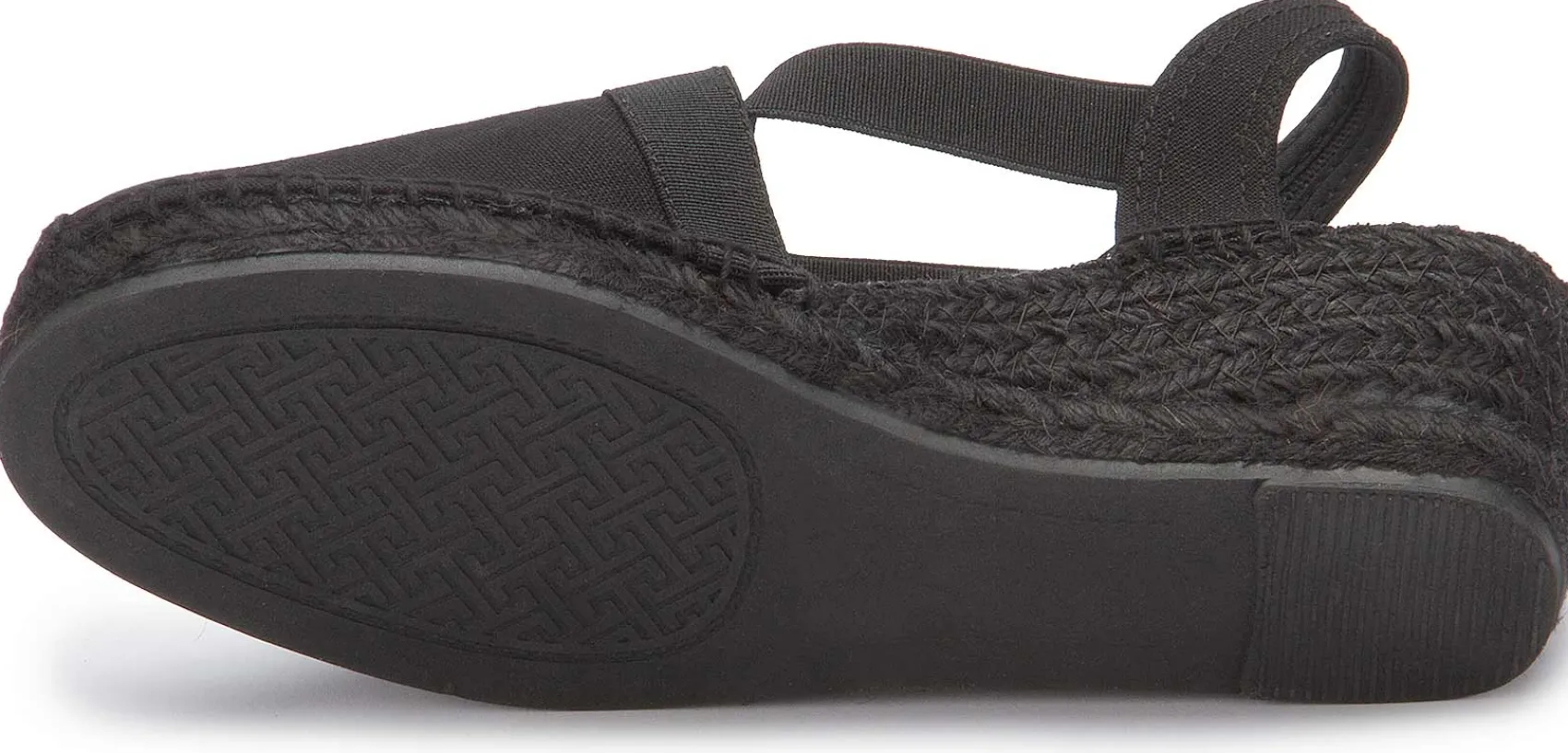 Espadrilles|Sandalen|Horsch Schuhe Espadrilles in Untergrößen Schwarz