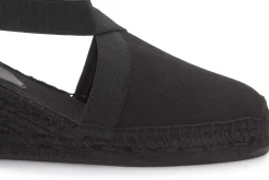 Espadrilles|Sandalen|Horsch Schuhe Espadrilles in Untergrößen Schwarz