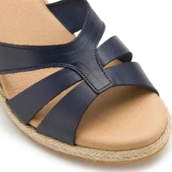 Espadrilles|Sandalen|Horsch Schuhe Espadrilles in Untergrößen Blau