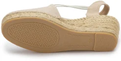 Espadrilles|Sandalen|Horsch Schuhe Espadrilles in Untergrößen Beige