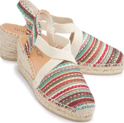 Espadrilles|Sandalen|Horsch Schuhe Espadrilles in Untergrößen Multicolor