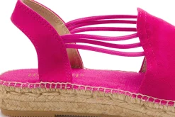 Espadrilles|Sandalen|Horsch Schuhe Espadrilles in Untergrößen Pink