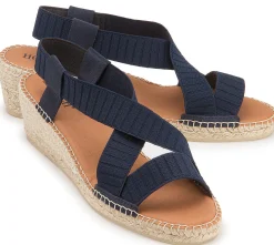 Espadrilles|Sandalen|Horsch Schuhe Espadrilles in Untergrößen Blau