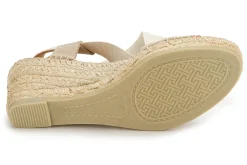 Espadrilles|Sandalen|Horsch Schuhe Espadrilles in Untergrößen Beige