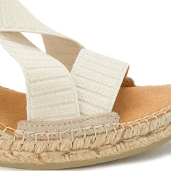 Espadrilles|Sandalen|Horsch Schuhe Espadrilles in Untergrößen Beige