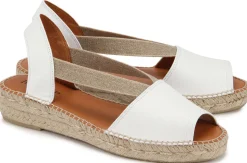 Espadrilles|Sandalen|Horsch Schuhe Espadrilles in Untergrößen Weiß