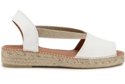 Espadrilles|Sandalen|Horsch Schuhe Espadrilles in Untergrößen Weiß