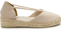 Espadrilles|Sandalen|Horsch Schuhe Espadrilles in Untergrößen Beige