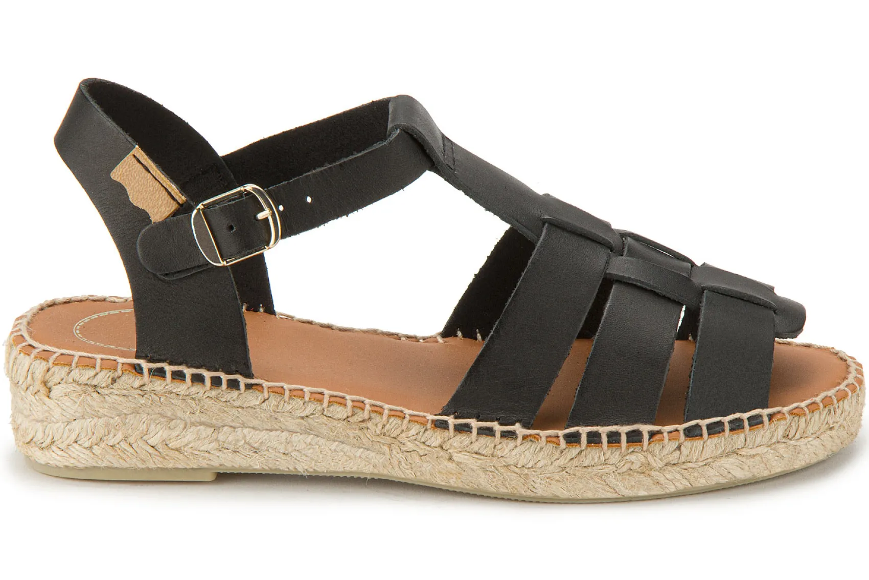 Espadrilles|Sandalen|Horsch Schuhe Espadrilles in Untergrößen Schwarz