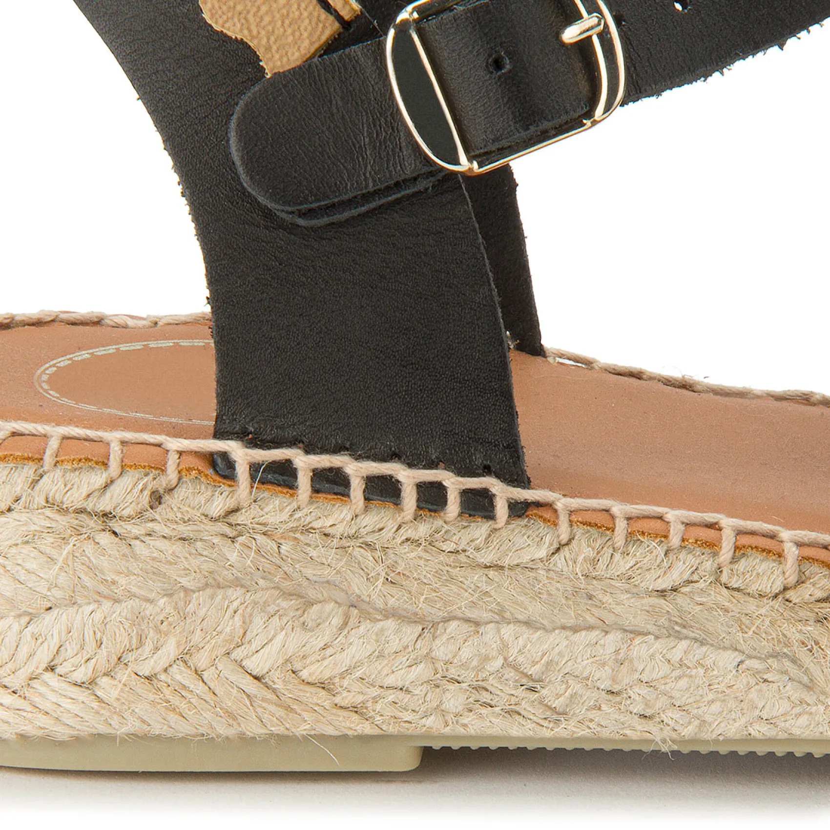 Espadrilles|Sandalen|Horsch Schuhe Espadrilles in Untergrößen Schwarz